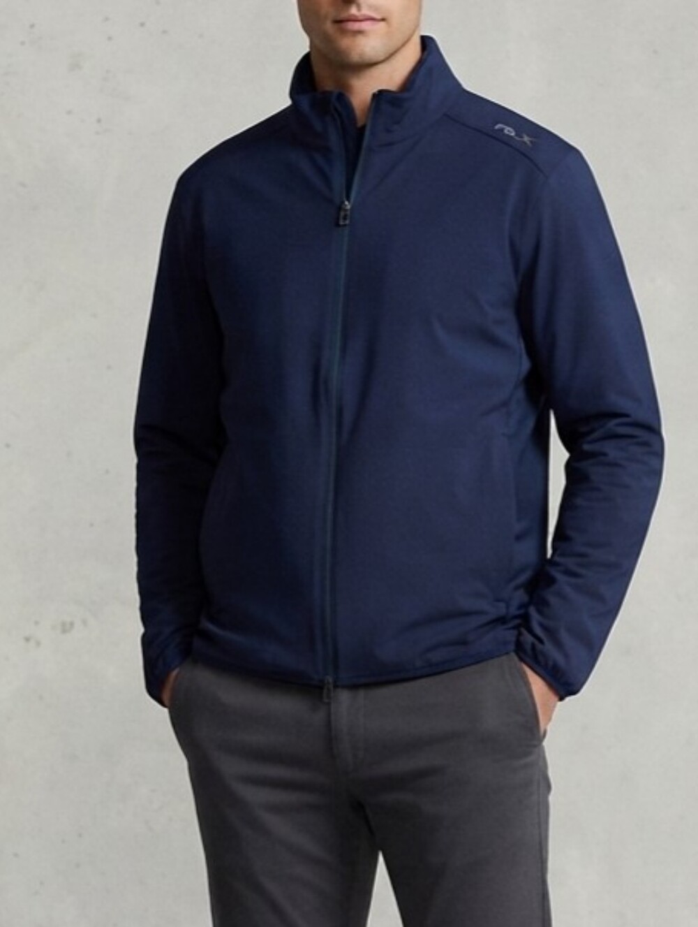 RLX Ralph Lauren Golf Concept 1 Navy Lightweight Full-Zip Jacket, XL